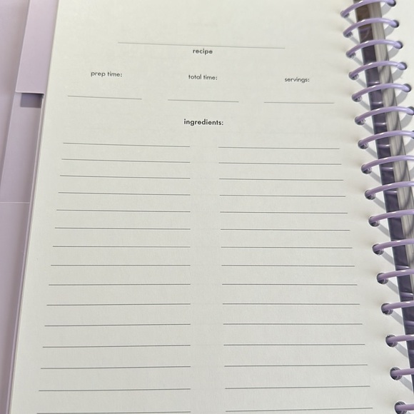 Kate Spade Rainbow Plaid Recipe Book - Picture 4 of 5